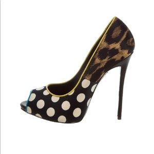 Giuseppe Zanotti satin suede pumps